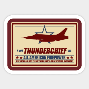 F-105 Thunderchief Sticker